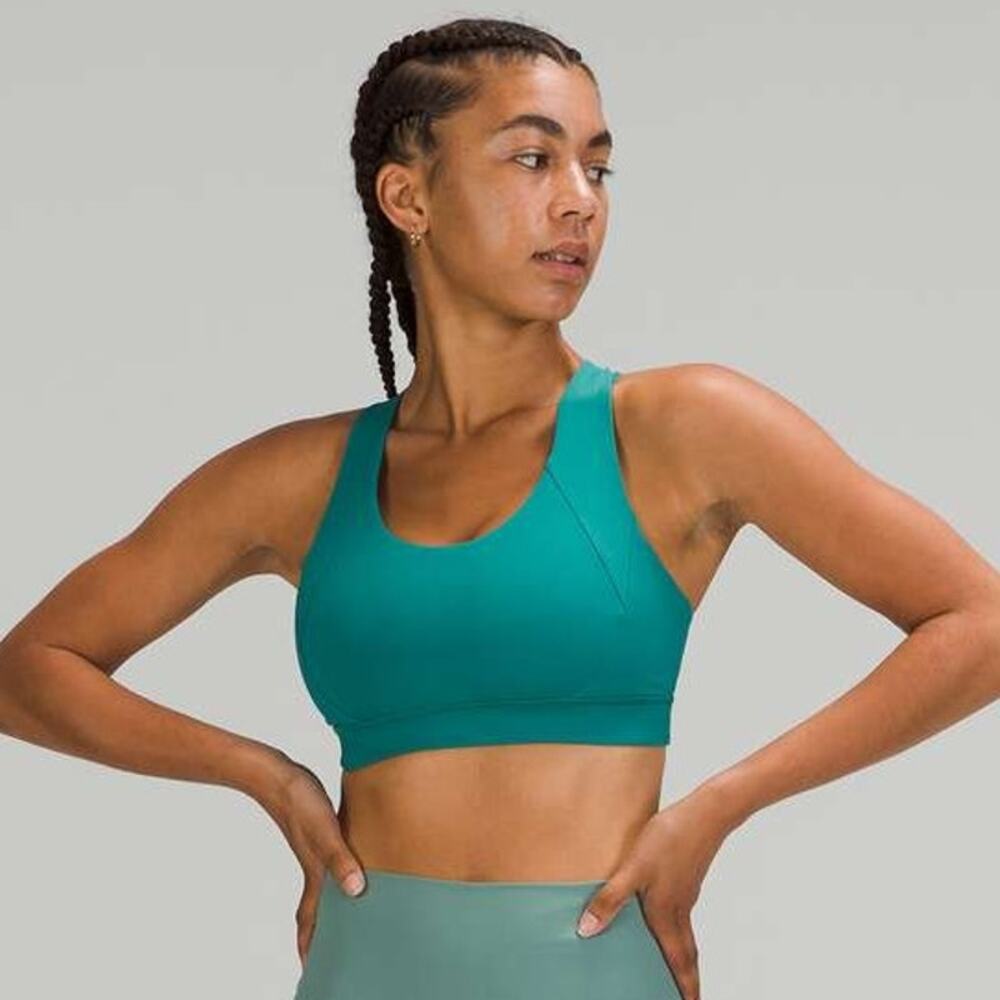 Lululemon Free To Be Elevated Bra Light Support Teal Lagoon 6
